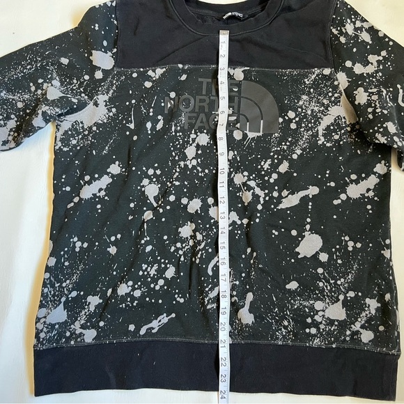 The North Face Black and Gray Splatter Sweatshirt - Picture 3 of 4